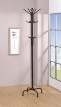 Load image into Gallery viewer, Collier 12-hook Coat Rack Black