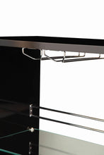 Load image into Gallery viewer, Adolfo 3-tier Bar Table Glossy Black and Clear