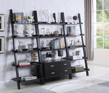Load image into Gallery viewer, Colella 4-drawer Storage Bookcase Cappuccino