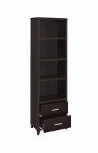 Load image into Gallery viewer, Lewes 2-drawer Media Tower Cappuccino