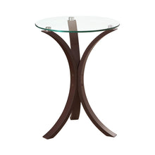 Load image into Gallery viewer, Edgar Round Accent Table Cappuccino