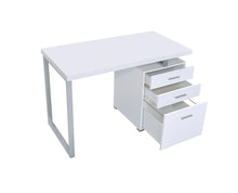 Load image into Gallery viewer, Brennan 3-drawer Office Desk White