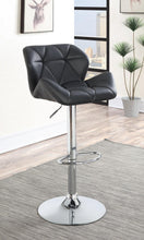 Load image into Gallery viewer, Berrington Adjustable Bar Stools Chrome and Black (Set of 2)