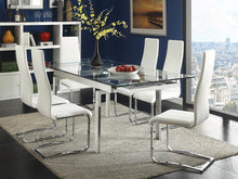 Load image into Gallery viewer, Montclair High Back Dining Chairs Black and Chrome (Set of 4)