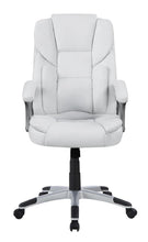 Load image into Gallery viewer, Kaffir Adjustable Height Office Chair White and Silver