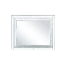 Load image into Gallery viewer, Gunnison Dresser Mirror with LED Lighting Silver Metallic