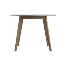 Load image into Gallery viewer, Breckenridge Round Dining Table Matte White and Natural Oak