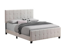 Load image into Gallery viewer, Fairfield Eastern King & Queen Upholstered Panel Bed Beige & Grey