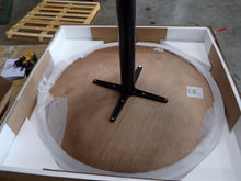 Load image into Gallery viewer, Cora Round Dining Table Walnut and Black