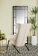Load image into Gallery viewer, Walker Upholstered Accent Chair Cream and Bronze