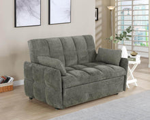Load image into Gallery viewer, Cotswold Tufted Cushion Sleeper Sofa Bed Light Grey & Dark Grey