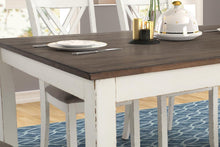 Load image into Gallery viewer, Fortress 7-piece Dining Set Chestnut and Vintage White