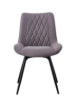 Load image into Gallery viewer, Diggs Upholstered Tufted Swivel Dining Chairs Grey and Gunmetal (Set of 2)