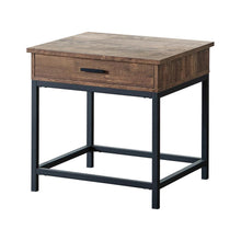 Load image into Gallery viewer, Byers Square 1-drawer End Table Brown Oak and Sandy Black