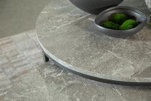 Load image into Gallery viewer, Lainey Round 2-piece Nesting Coffee Table Grey and Gunmetal