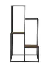 Load image into Gallery viewer, Rito 4-tier Display Shelf Rustic Brown and Black