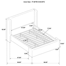 Load image into Gallery viewer, Alamosa Wingback Platform Bed