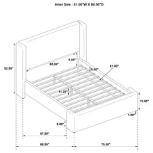Load image into Gallery viewer, Alamosa Wingback Platform Bed