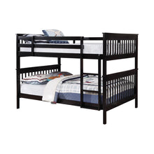 Load image into Gallery viewer, Chapman Full Over Full & Twin Over Full Bunk Bed Black & White image
