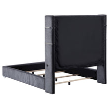 Load image into Gallery viewer, Tisdall Wingback Bed with Flame Visualizer