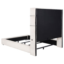 Load image into Gallery viewer, Tisdall Wingback Bed with Flame Visualizer