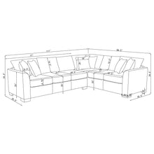 Load image into Gallery viewer, Ashford Fold-Out Sleeper Sectional Sofa
