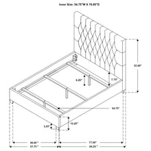 Load image into Gallery viewer, Chloe Panel Bed
