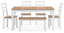 Load image into Gallery viewer, Gesthaven Dining Table with 4 Chairs and Bench (Set of 6)