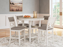 Load image into Gallery viewer, Erinberg Counter Height Dining Table and 4 Barstools (Set of 5)