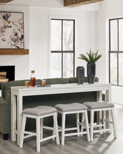 Load image into Gallery viewer, Robbinsdale Counter Height Dining Table and 3 Barstools Set