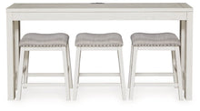 Load image into Gallery viewer, Robbinsdale Counter Height Dining Table and 3 Barstools Set
