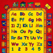 Load image into Gallery viewer, ABBEY Red & Multi 5' X 8' Area Rug