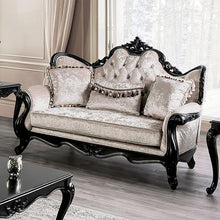 Load image into Gallery viewer, Acapulco White & Espresso Loveseat