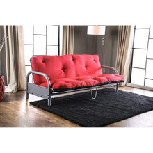 Load image into Gallery viewer, Aksel Black/Red Futon Mattress, Black, Red & Gray