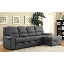 Load image into Gallery viewer, ALCESTER Brown & Gray Sectional w/ Sleeper, Ash