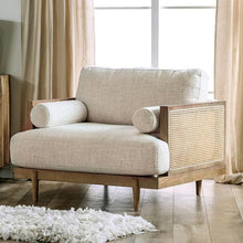 Load image into Gallery viewer, ALESUND Chair, Beige/Light Oak Natural & Brown