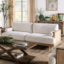 Load image into Gallery viewer, ALESUND Sofa, Beige/Light Oak, Natural & Brown