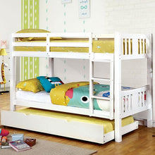 Load image into Gallery viewer, Cameron Dark Walnut, White & Gray Full/Full Bunk Bed