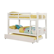 Load image into Gallery viewer, Cameron Dark Walnut, White & Gray Full/Full Bunk Bed