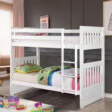 Load image into Gallery viewer, CANBERRA II White Twin/Full Bunk Bed
