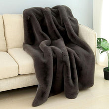 Load image into Gallery viewer, Caparica Charcoal Throw, Silver