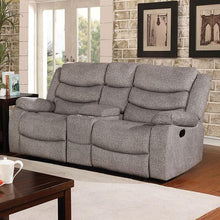 Load image into Gallery viewer, Castleford Light Gray Console Love Seat