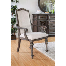 Load image into Gallery viewer, ARCADIA Rustic Natural Tone/ Ivory Arm Chair (2/CTN)