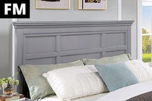 Load image into Gallery viewer, CASTILE Cal.King, E.King, Full, Queen, & Twin Bed, White, Pink, & Grey