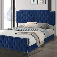 Load image into Gallery viewer, CHARLIZE Cal.King Bed, Navy