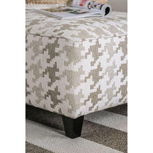 Load image into Gallery viewer, Christine Light Gray/Pattern Ottoman