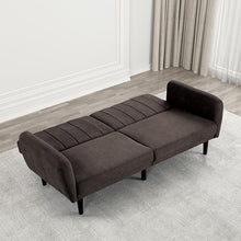 Load image into Gallery viewer, Aristide Futon Sofa Grey & Brown