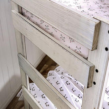 Load image into Gallery viewer, Arlette Twin/Twin Bunk Bed Brown, Black, Gray, & White