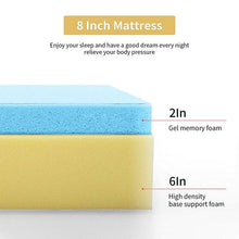 Load image into Gallery viewer, Artemisia 8" Memory Foam Mattress