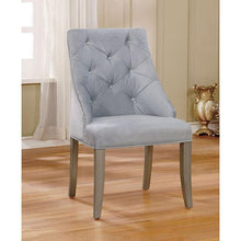 Load image into Gallery viewer, DIOCLES Silver/Light Gray Side Chair (2/CTN)